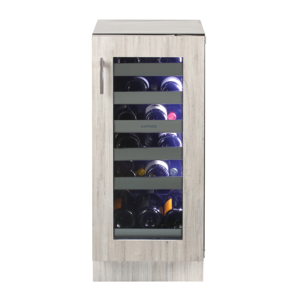 Sapphire Series 5 Premium Indoor Refrigerator w/Glass Door