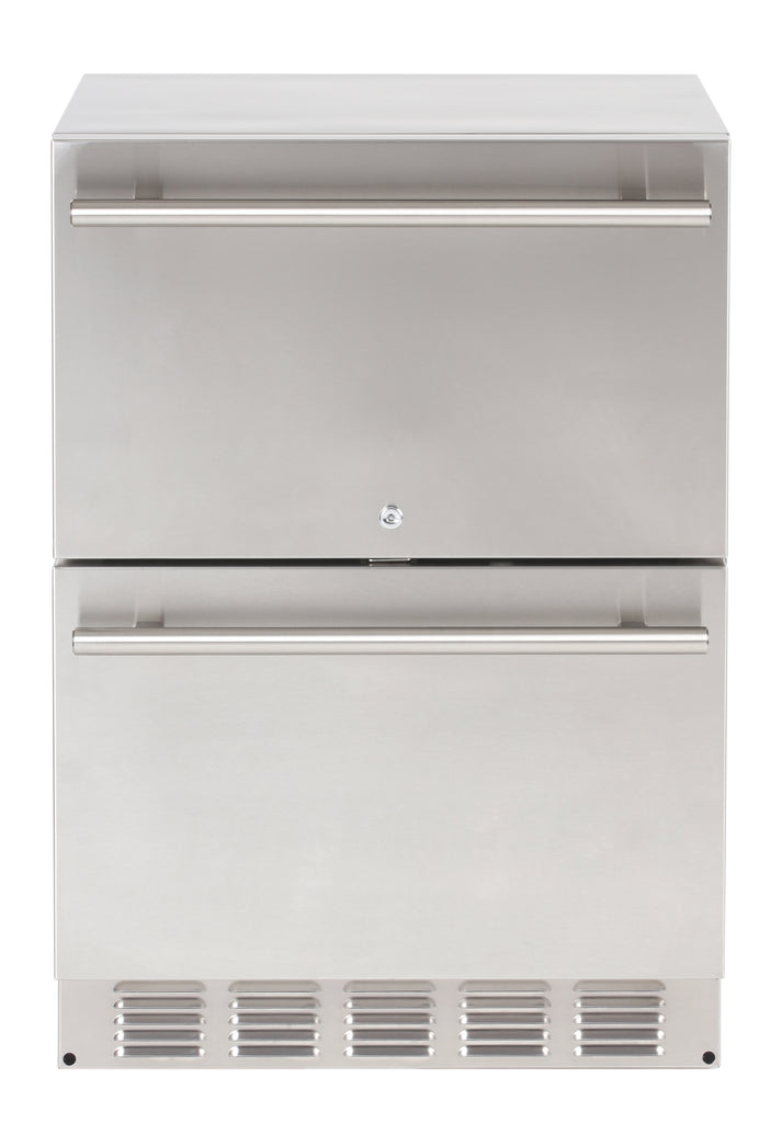 Sapphire Series 5 Outdoor Refrigerator with Drawers, Factory Installed Lock